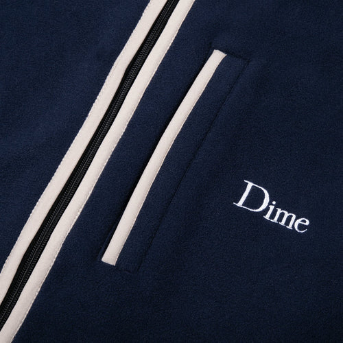 Dime Polar Fleece Hooded Jacket Navy