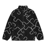 Dime Puzzle Polar Fleece Black