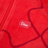 Dime Puzzle Polar Fleece Red
