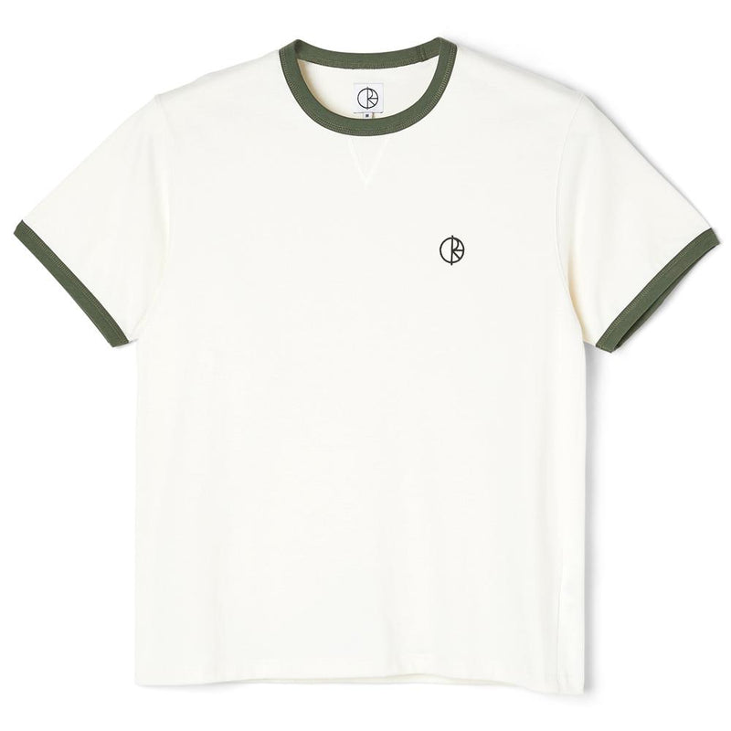 Polar Rios Ringer Tee Cloud White/Khaki