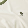 Polar Rios Ringer Tee Cloud White/Khaki