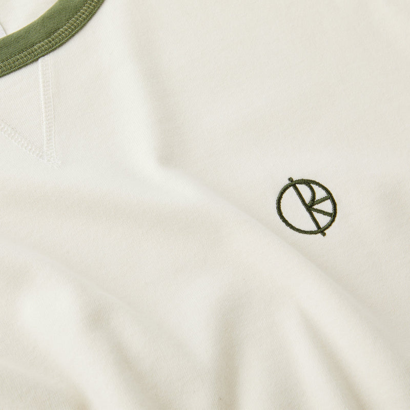 Polar Rios Ringer Tee Cloud White/Khaki