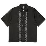 Polar Skate Co. Square Stripe Bowling Shirt Black