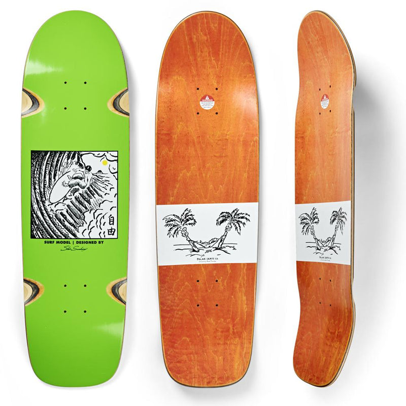 Polar Shin Shanbongi Freedom Lime Deck Surf Jr Shape