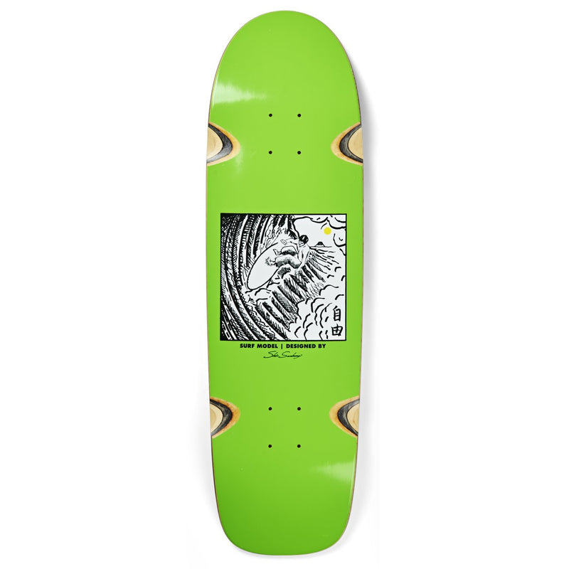 Polar Shin Shanbongi Freedom Lime Deck Surf Jr Shape