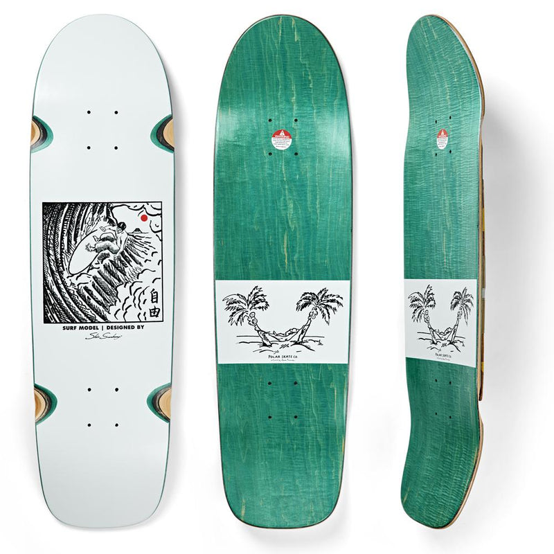 Polar Shin Shanbongi Freedom White Deck Surf Jr Shape