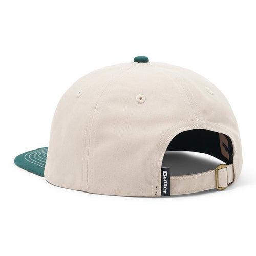 Butter Goods Sunflower 6 Panel Cap Natural/Forest