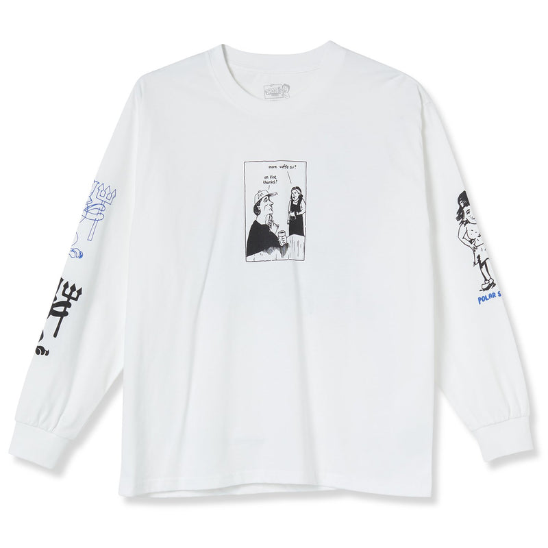 Polar Skate Co. Year 2020 Longsleeve Tee White