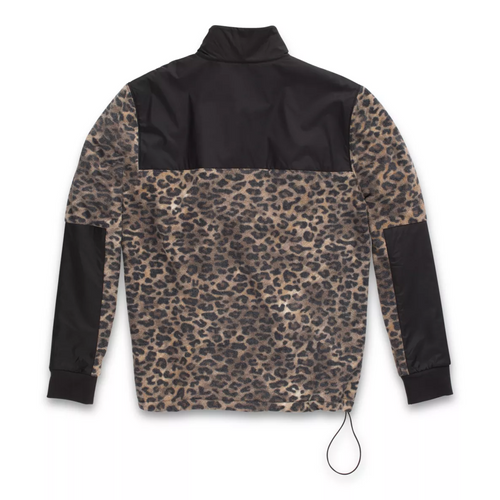 Vans Check Me Out Anorak Pullover Leopard Print